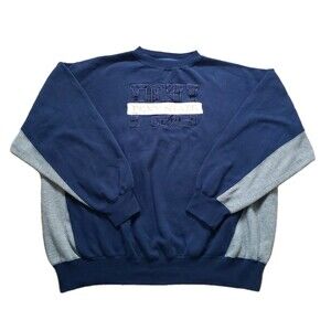 Vintage 90s Crable Sportswear Penn State University Sz XL Mens Blue Sweatshirt